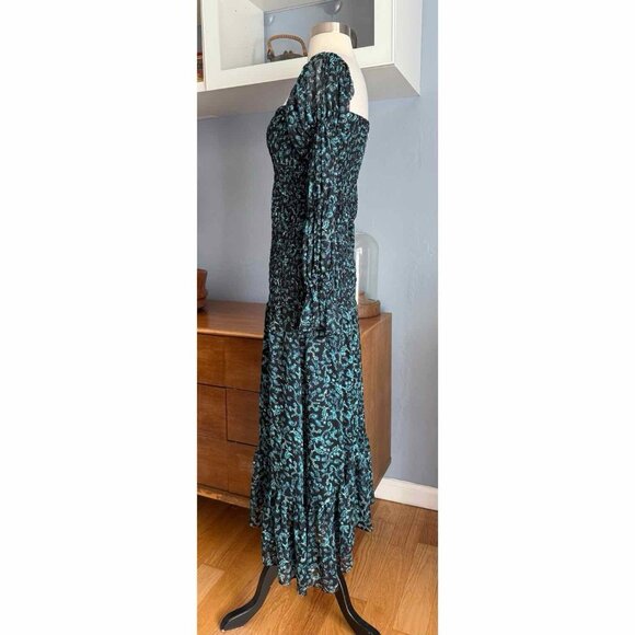 MISA Los Angeles Rashida Smocked Midi Dress - Picture 5 of 12